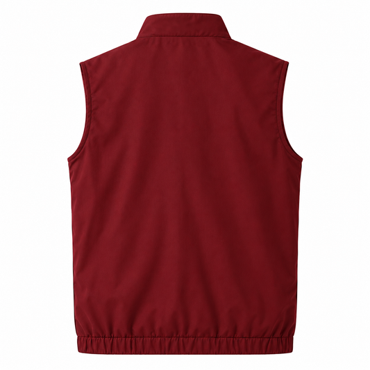 The Everyday Gilet Wine Red