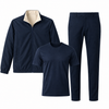 The Structured Jacket Set - Navy Blue