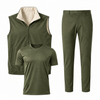 Triple Gilet Layering Set Green
