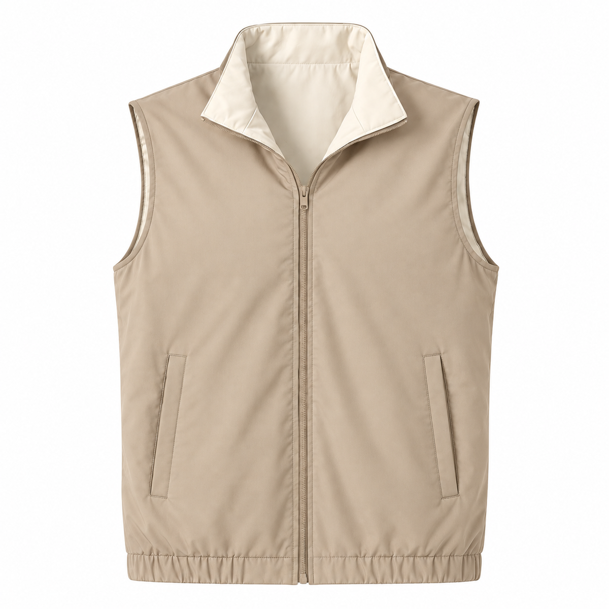 The Everyday Gilet Beige