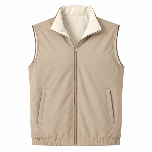 The Everyday Gilet Beige